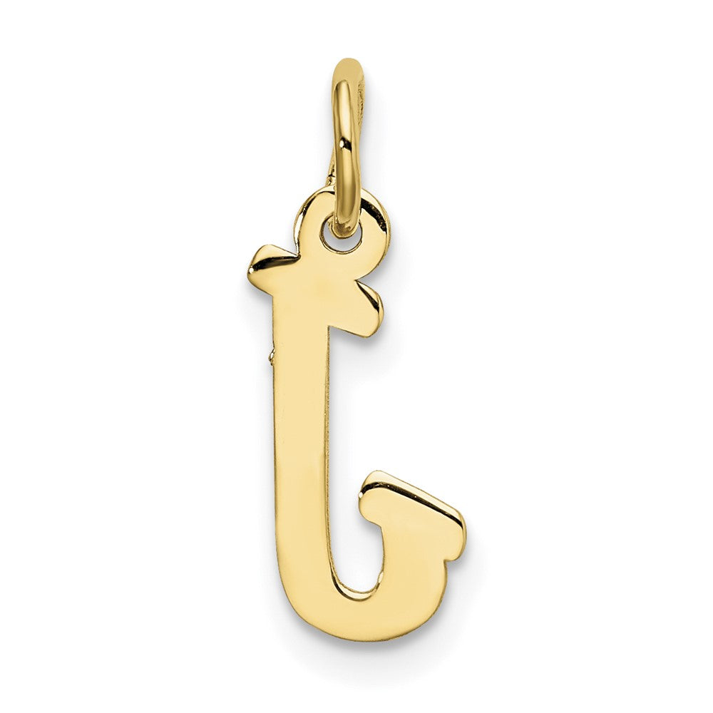 10k Small Script Initial J Charm