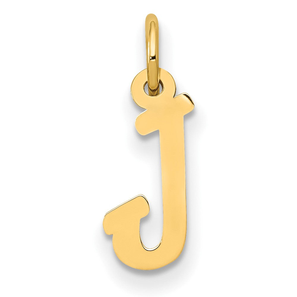 10k Small Script Initial J Charm