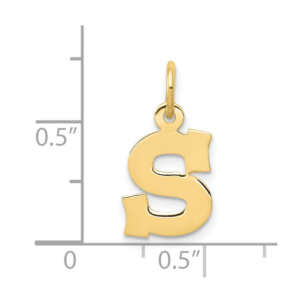 10k Small Block Initial S Charm