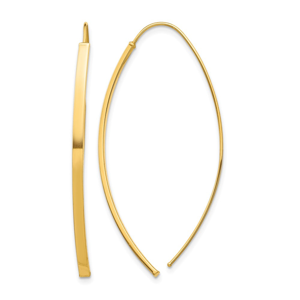10k Dangle Threader Earrings