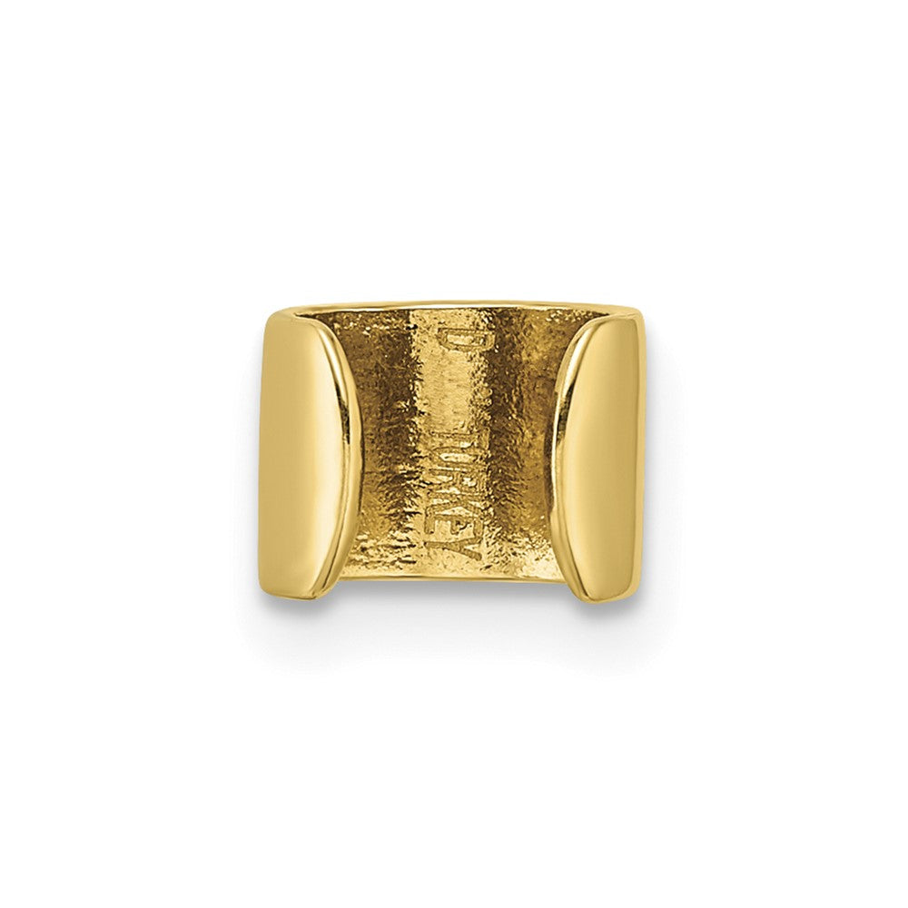 10k Polished Single Ear Cuff