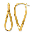 10k Small Twisted Earrings