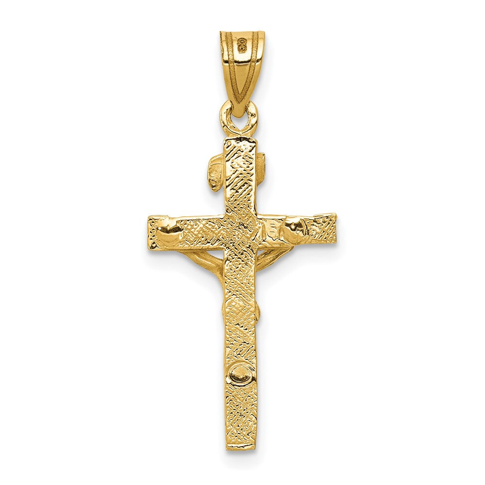 10K INRI Crucifix Charm