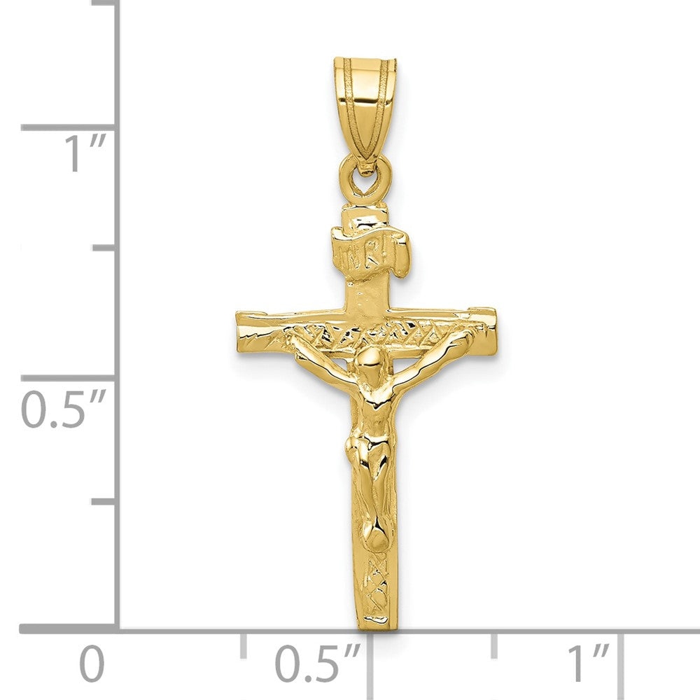 10K INRI Crucifix Charm