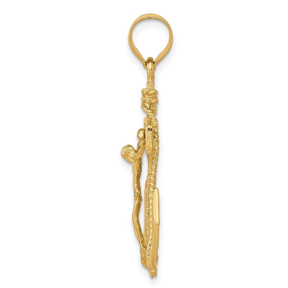 10k Mariners Cross Pendant