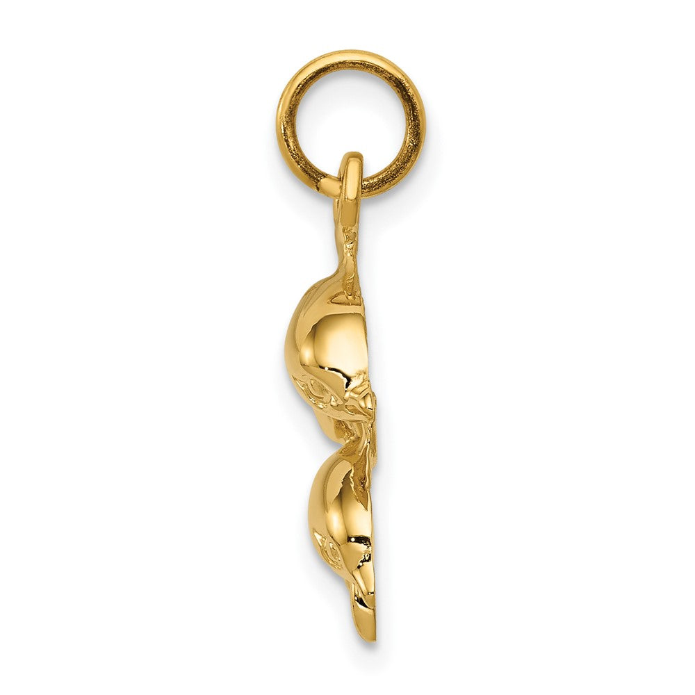 10k Dolphin Charm