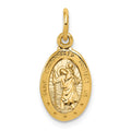 10k Saint Christopher Medal Charm