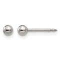 Inverness Stainless Steel Polished 3mm Ball Short Post Earrings