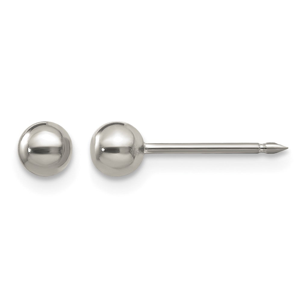 Inverness Titanium 4mm Ball Post Earrings