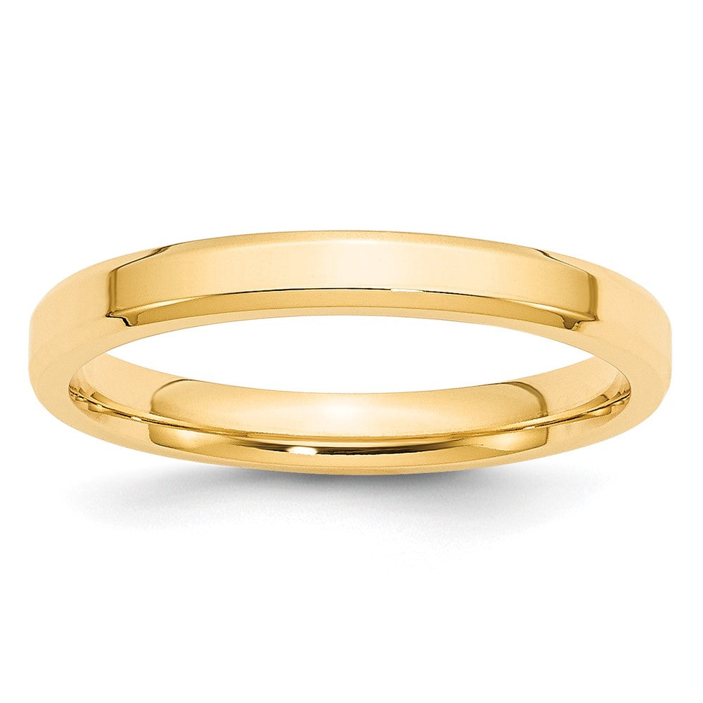 10KY 3mm Bevel Edge Comfort Fit Band