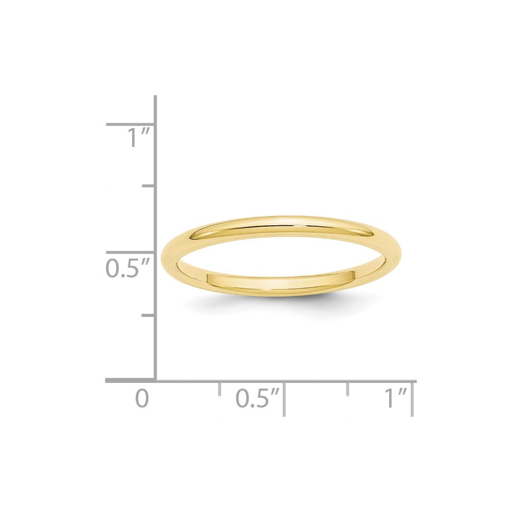 10KY 2mm Standard Comfort Fit Band