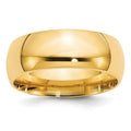 10KY 8mm Standard Comfort Fit Band