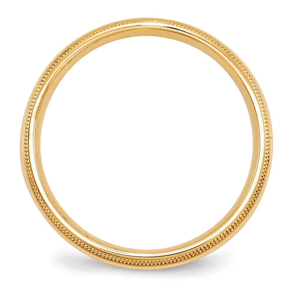 10KY 5mm Double Milgrain Comfort Fit Band