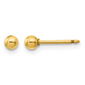 Inverness 14k Polished 3mm Ball Short Post Earrings
