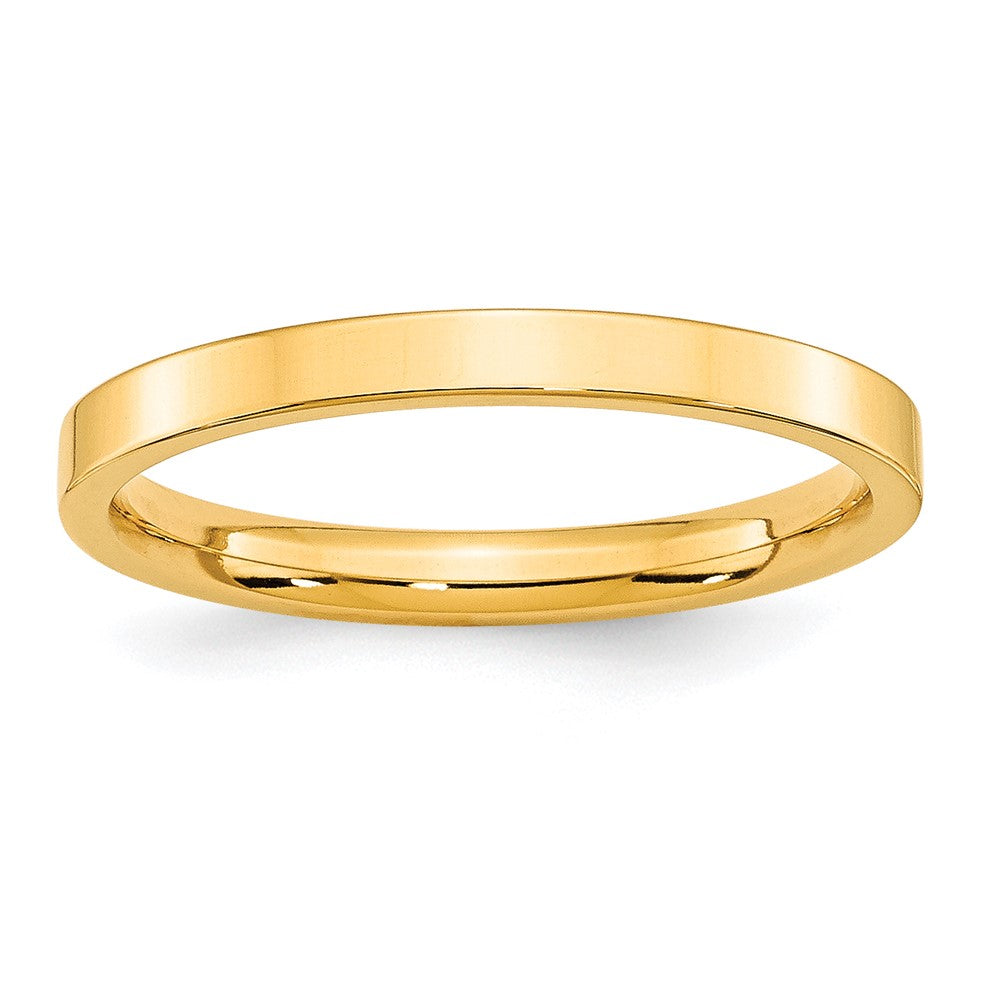 10KY 2.5mm Standard Flat Comfort Fit Band