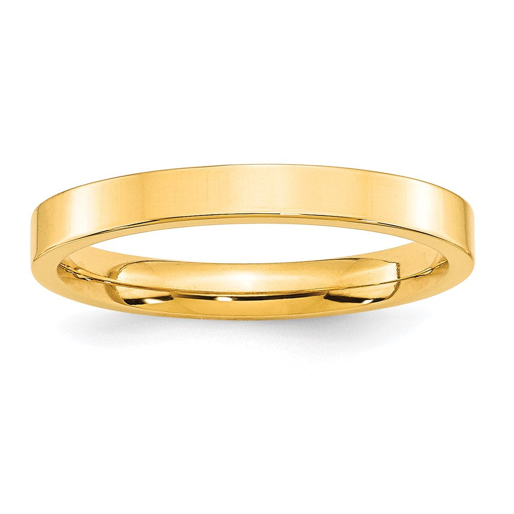 10KY 3mm Standard Flat Comfort Fit Band