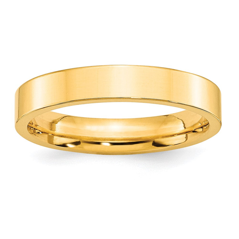 10KY 4mm Standard Flat Comfort Fit Band