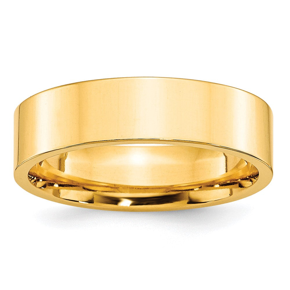 10KY 6mm Standard Flat Comfort Fit Band