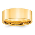10KY 8mm Standard Flat Comfort Fit Band