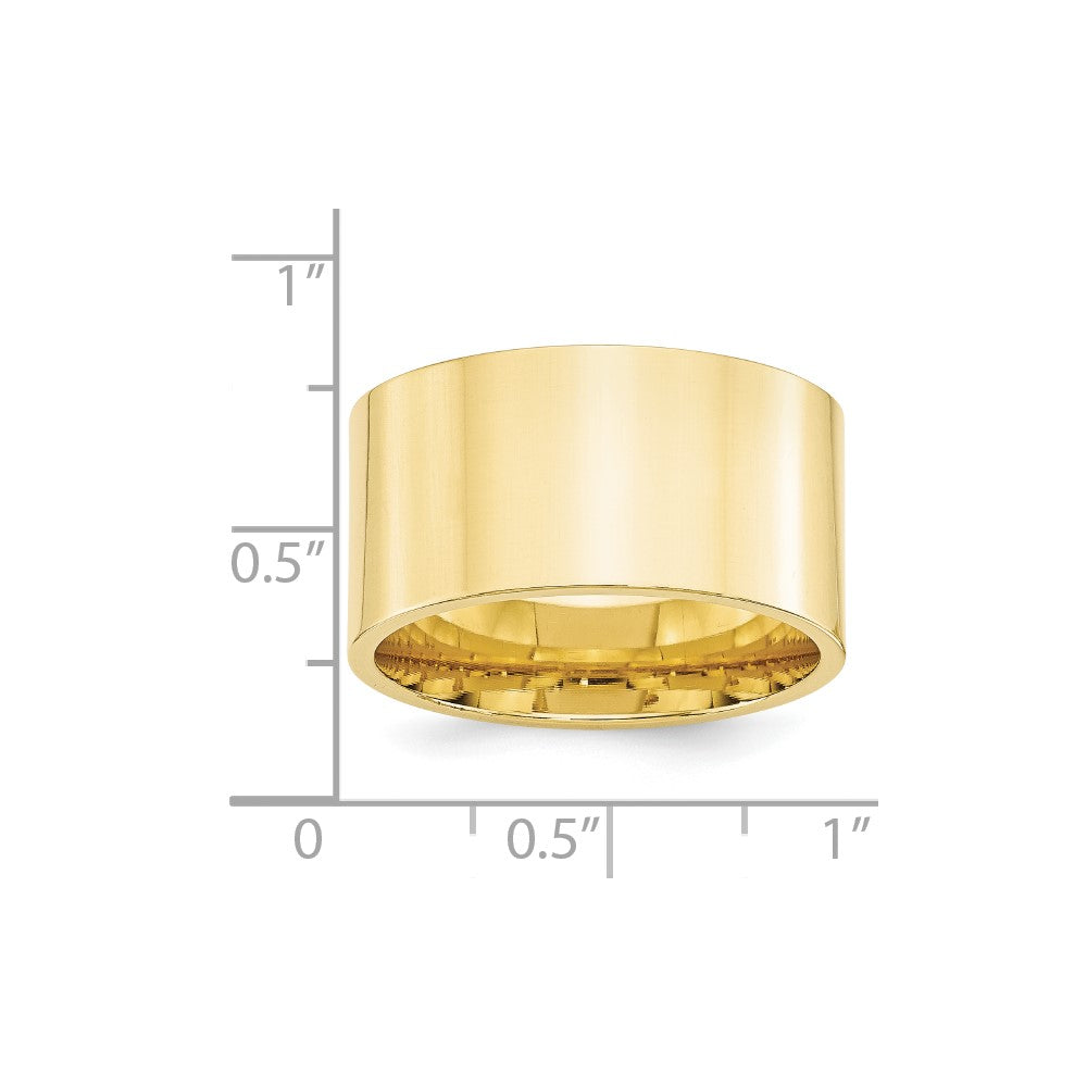 10KY 12mm Standard Flat Comfort Fit Band