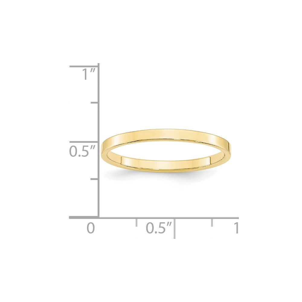 10KY 2mm LTW Flat Band