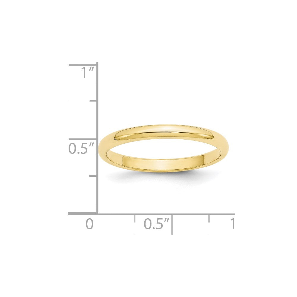 10KY 2.5mm Half Round Band