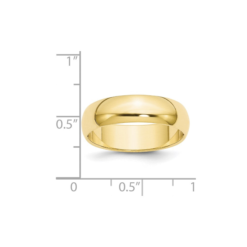 10KY 6mm Half Round Band