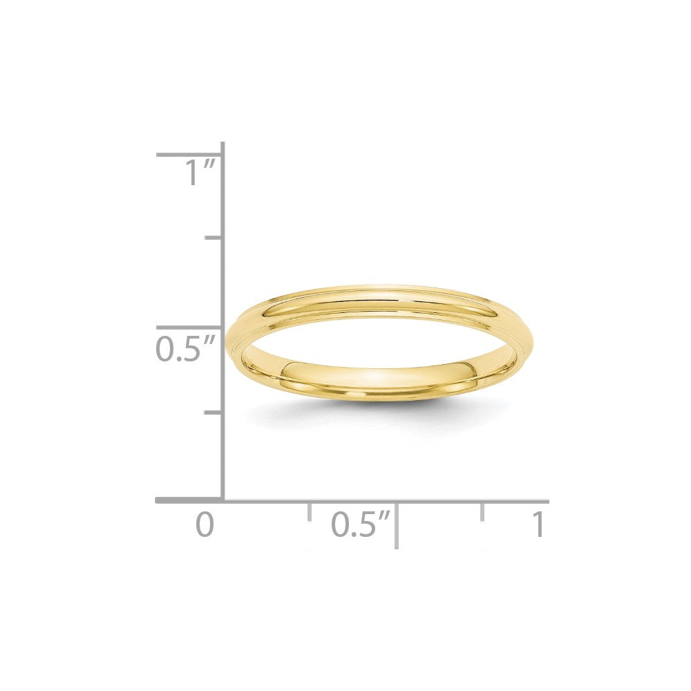 10KY 2.5mm Half Round with Edge Band