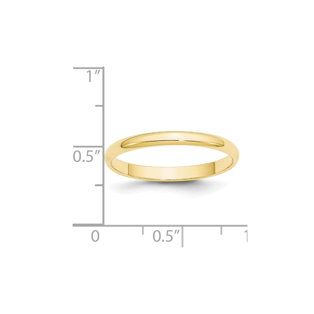10KY 2.5mm LTW Half Round Band