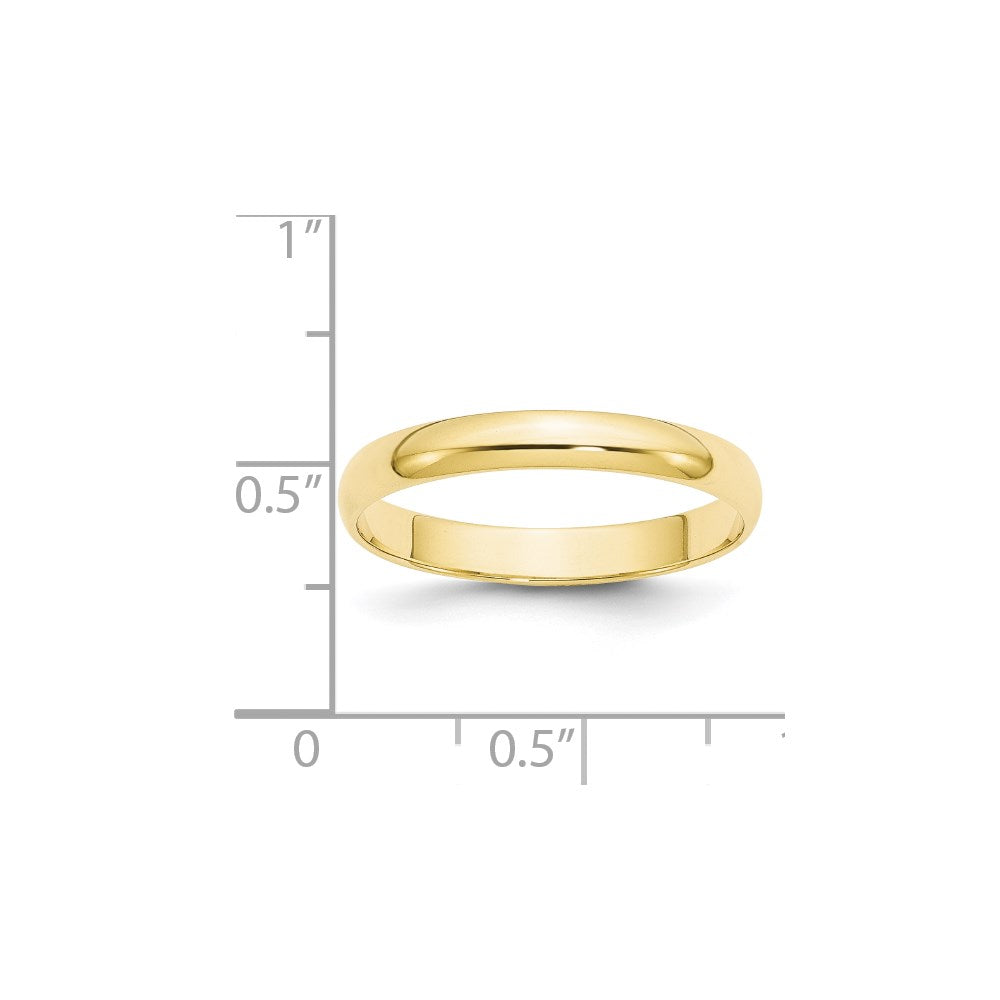 10KY 3mm LTW Half Round Band
