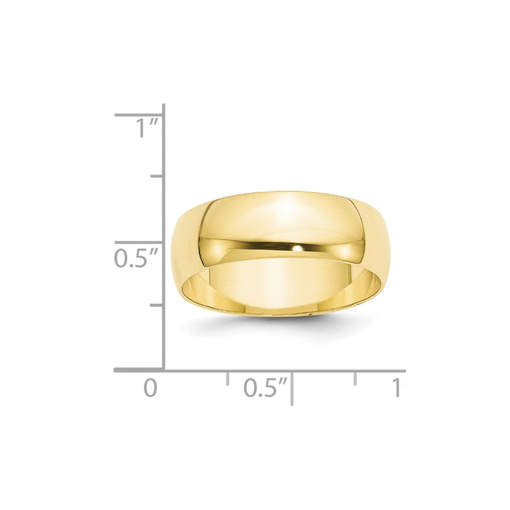 10KY 7mm LTW Half Round Band