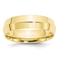 10KY 6mm Knife Edge Comfort Fit Band