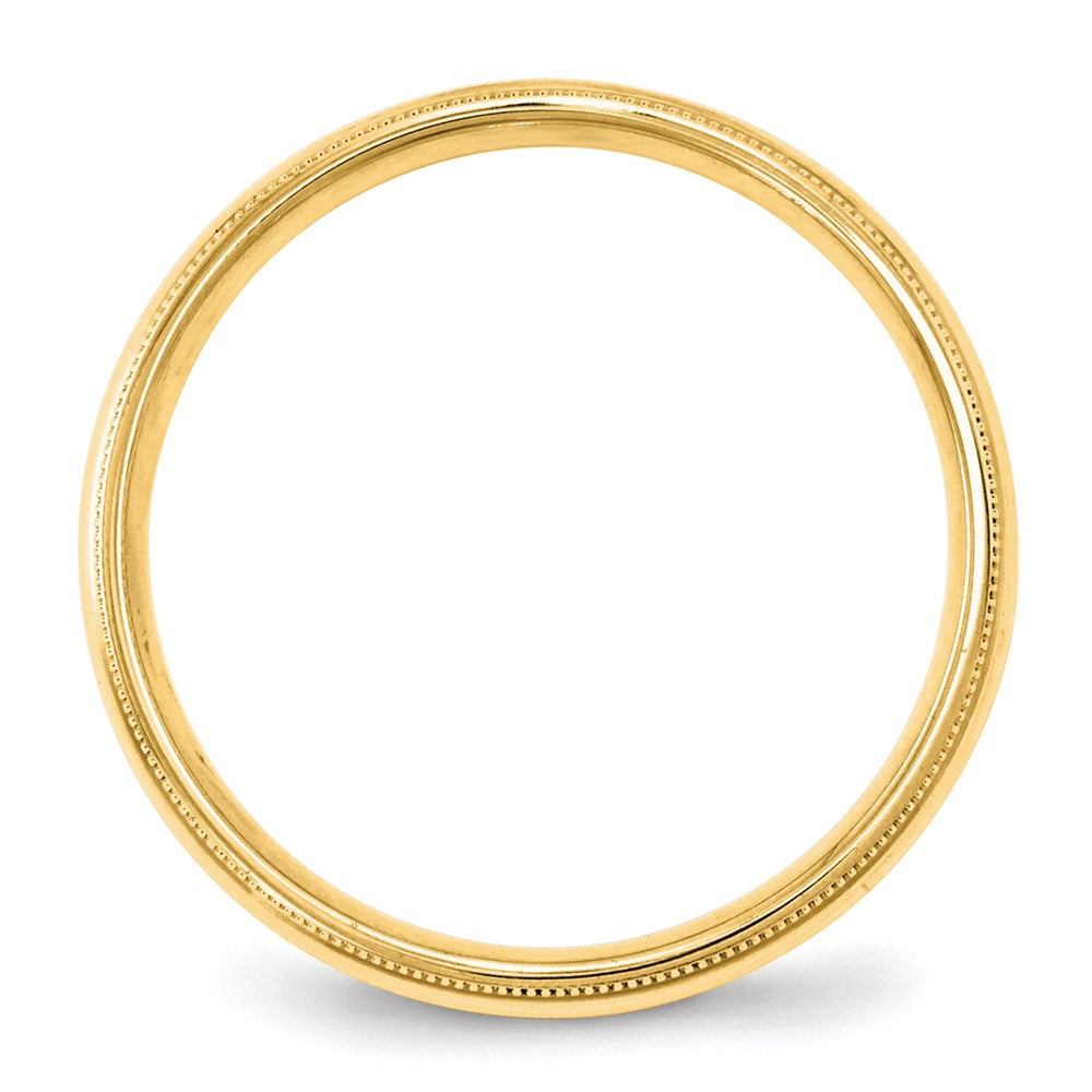 10KY 4mm Milgrain Comfort Fit Band