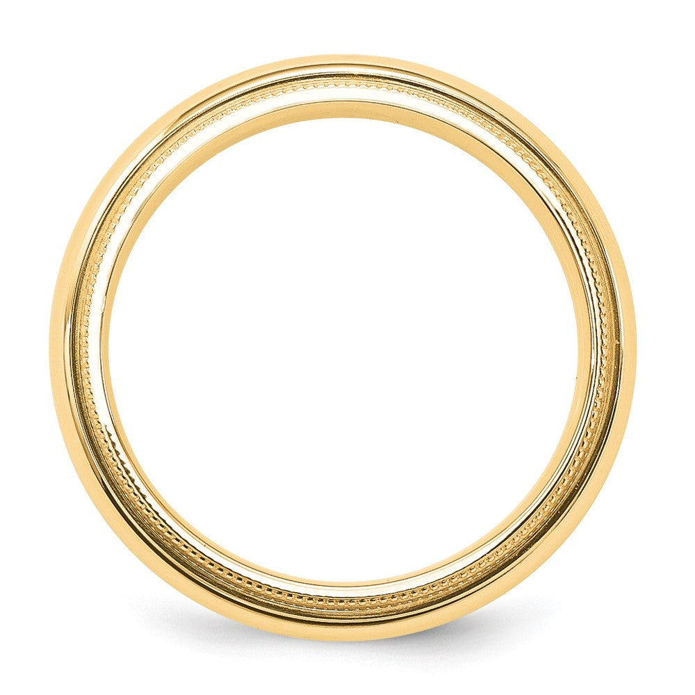10KY 5mm Milgrain Comfort Fit Band