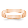 10k Rose Gold 3mm LTW Flat Band