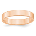 10k Rose Gold 4mm LTW Flat Band