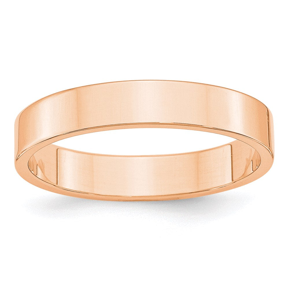 10k Rose Gold 4mm LTW Flat Band