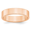 10k Rose Gold 5mm LTW Flat Band