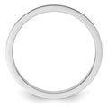 10K White Gold 1.2mm Criss-Cross Pattern Stackable Band