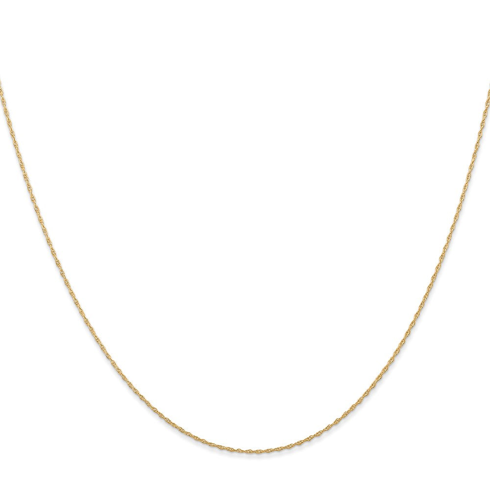 14k .5 mm Carded Cable Rope Chain