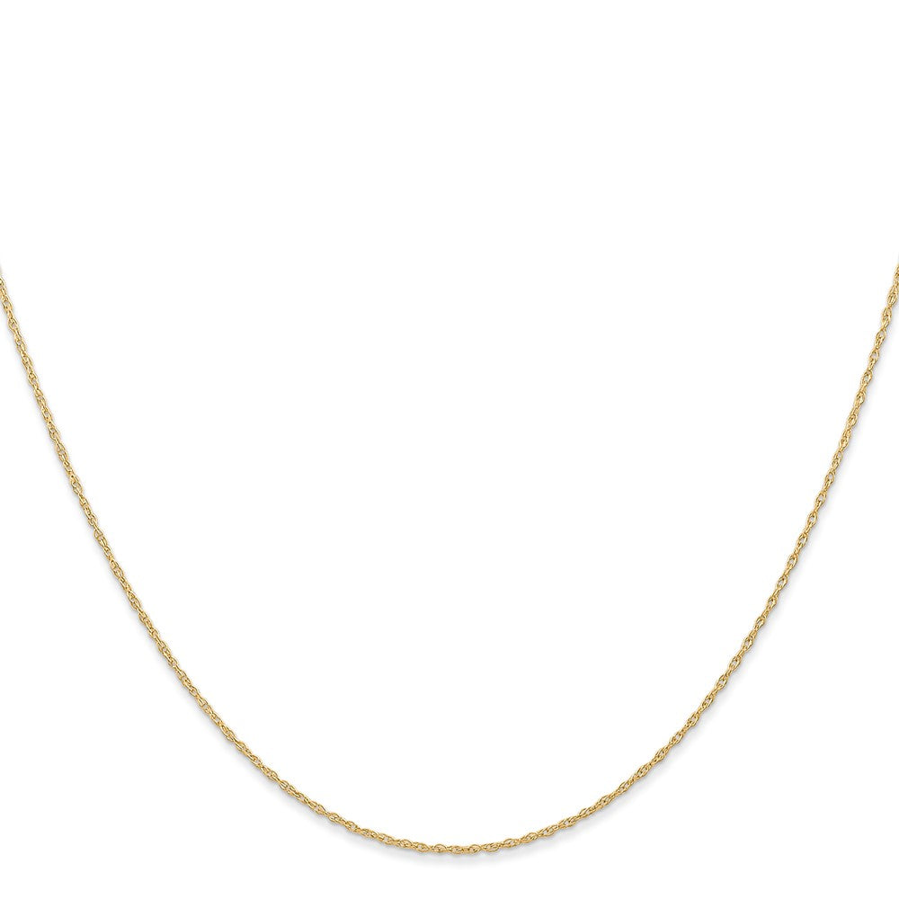 14k .6 mm Carded Cable Rope Chain