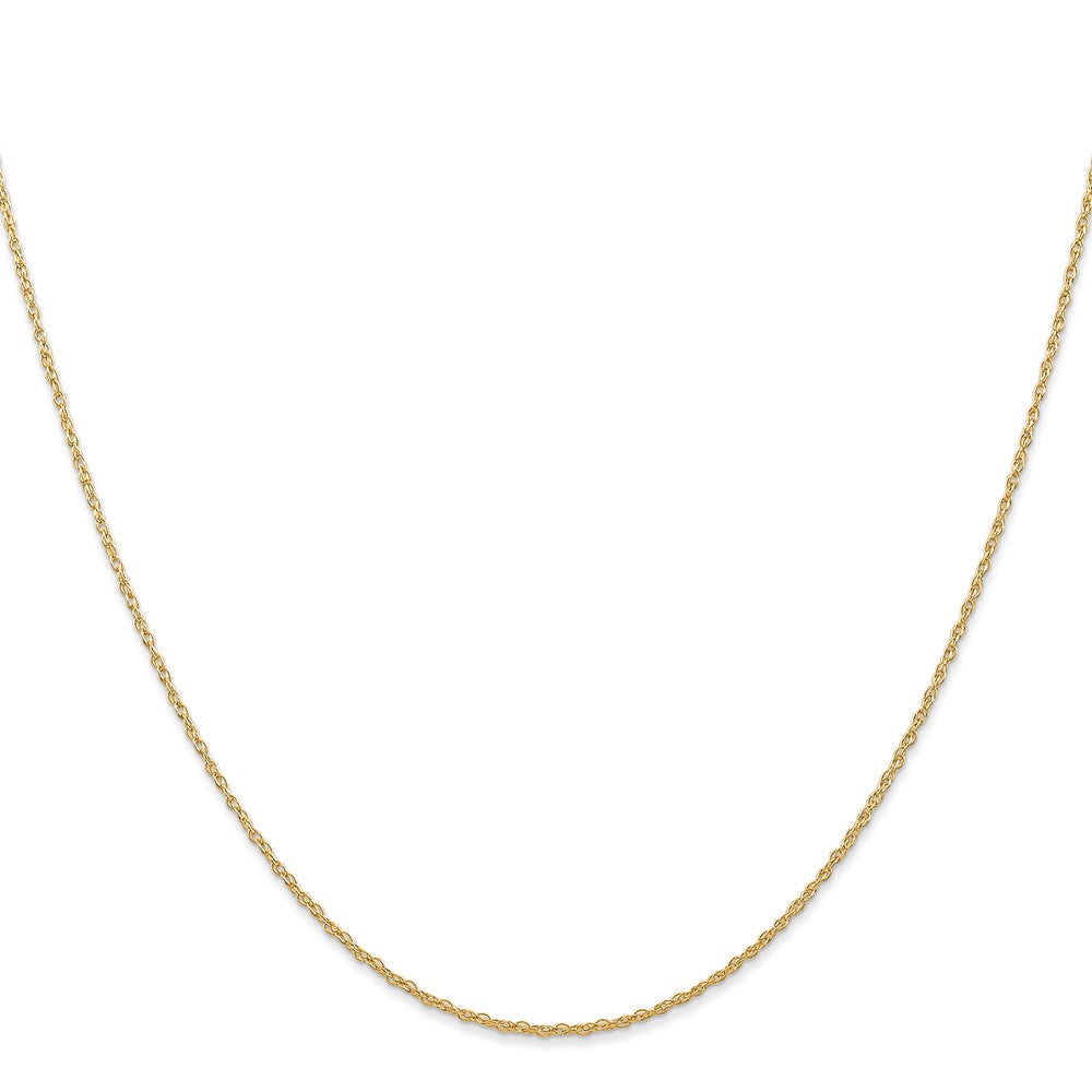 14k .7 mm Carded Cable Rope Chain