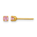Inverness 24k Plated June Crystal Birthstone Earrings