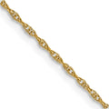 14k .95 mm Carded Cable Rope Chain