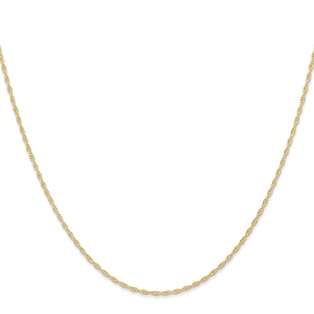 14K 1.15mm Carded Cable Rope Chain