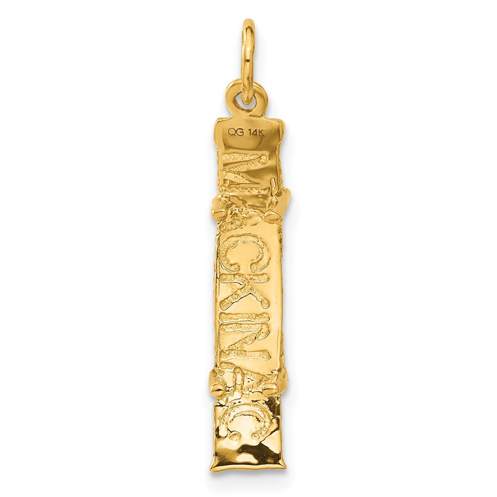 14k 3D Mackinac Bridge Charm