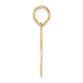 14k Polished Etched Number 26 Pendant