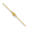 14K Mirror Beads Plus Ext Anklet