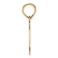 14k Polished Number 04 Pendant