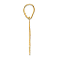 14k Polished Number 54 Pendant